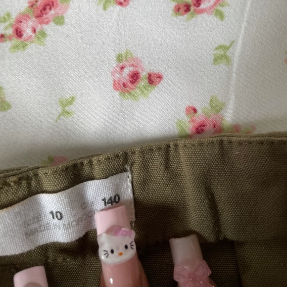 ZARA - Cargo Army Green Skirt - Picture 5 of 7